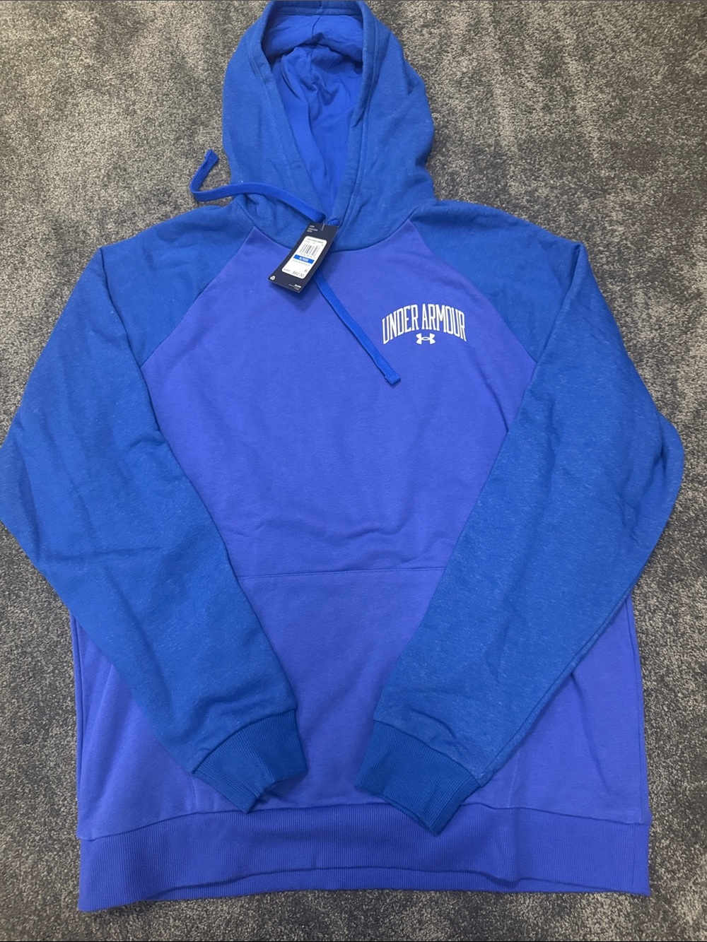 Under Armour Men's Royal & Cobalt Blue Hooded Pullover